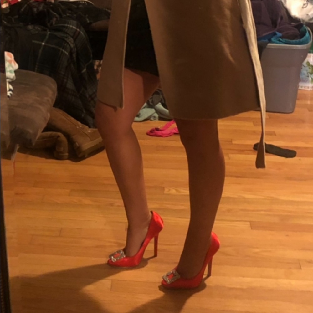 Red “Carrie” heels size 6